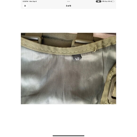 Tactical Chest Rig Mens M Adjustable Army Green Compact, Low Visibility Vest - Picture 3 of 8